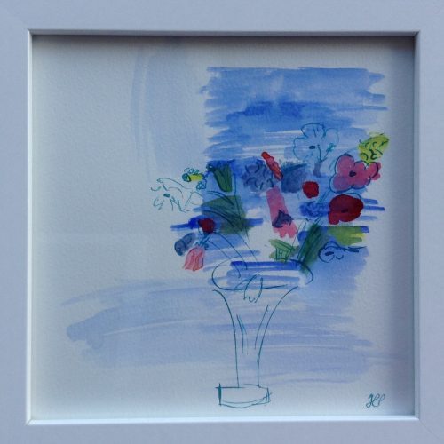 Bouquette Blue I 20 x 20 cm